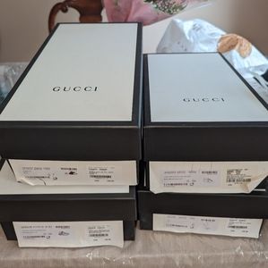 Lot of Gucci Shoe boxes 5-mized size